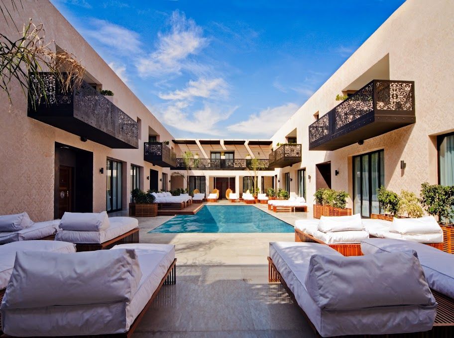 Cesar Resort&Spa Marrakesh Fasilitas foto The Hotel's courtyard